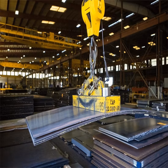 Fabrication en Chine Prix le plus bas SS355jr S275jr HRC Ms Chaudières en métal de fer noir de carbone laminées à chaud Ponts Plaque de navire Plaque de tôle d'acier de voyage pour les matériaux de construction
